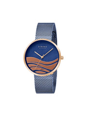 Strand By Obaku Wave Ocean Quartz MOP Women's Watch - S700LXVLML-DW