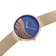 Strand By Obaku Wave Azure Quartz MOP Women's Watch - S700LXVLMV-DW