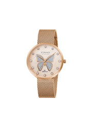 Strand By Obaku Glitter Butterfly Quartz Women's Watch - S700LXVDMV-DB