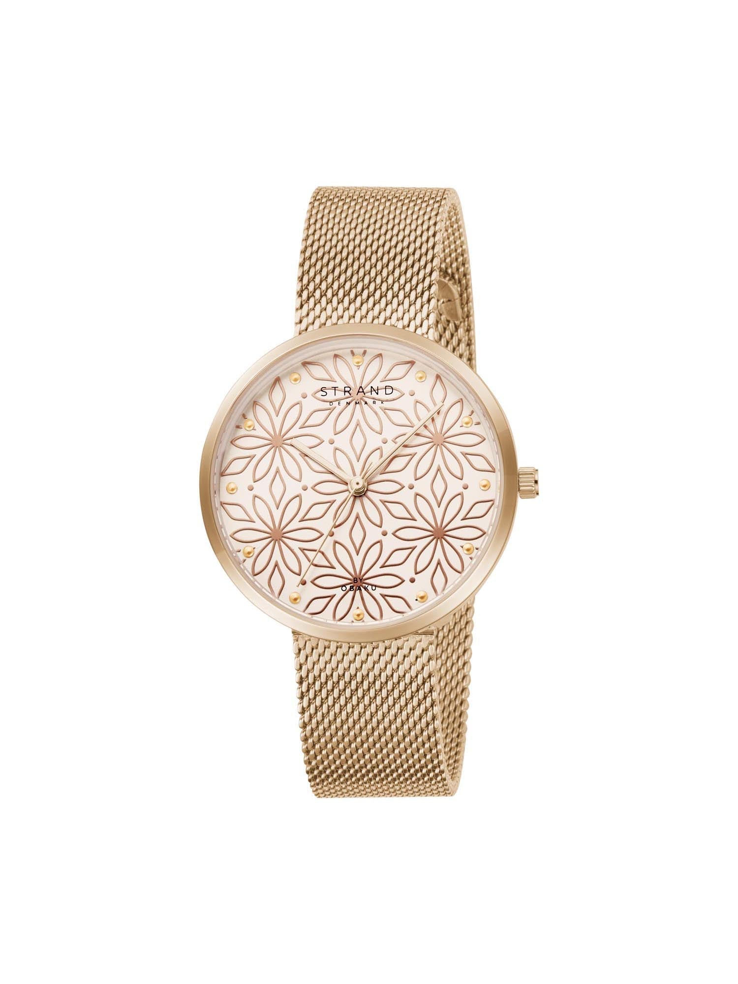 Strand By Obaku Meadow Roses Quartz Women's Watch - S700LXVVMV-DM