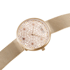 Strand By Obaku Meadow Roses Quartz Women's Watch - S700LXVVMV-DM