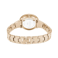 Strand By Obaku Coral Rosette Quartz Women's Watch - S700LXVVSV-DCR