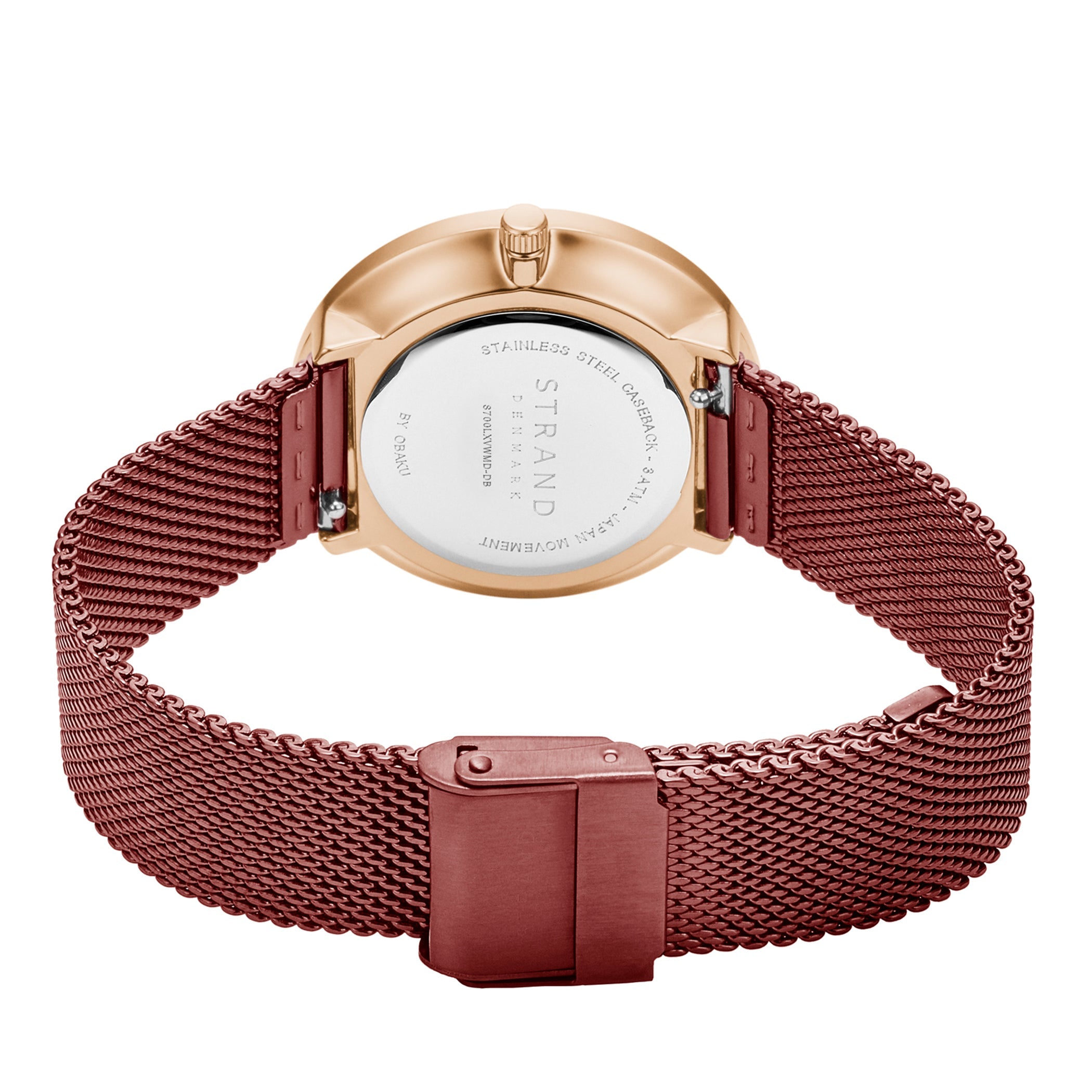 Strand By Obaku Glitter Butterfly Quartz Women's Watch - S700LXVWMD-DB