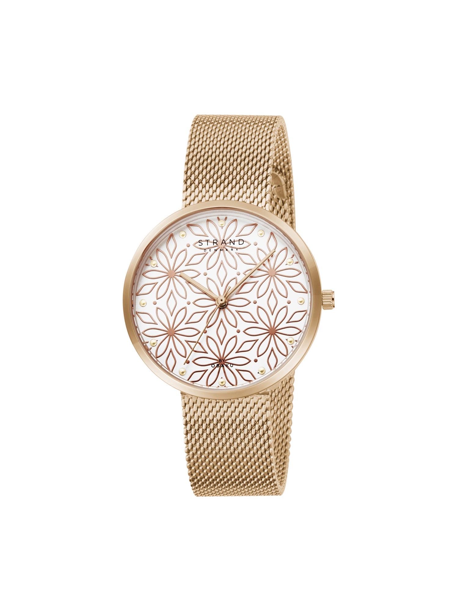 Strand By Obaku Meadow Rose Quartz Women's Watch - S700LXVWMV-DM