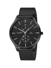 Strand By Obaku Beaufort Charcoal Quartz Men's Watch -  S703GMBBMB
