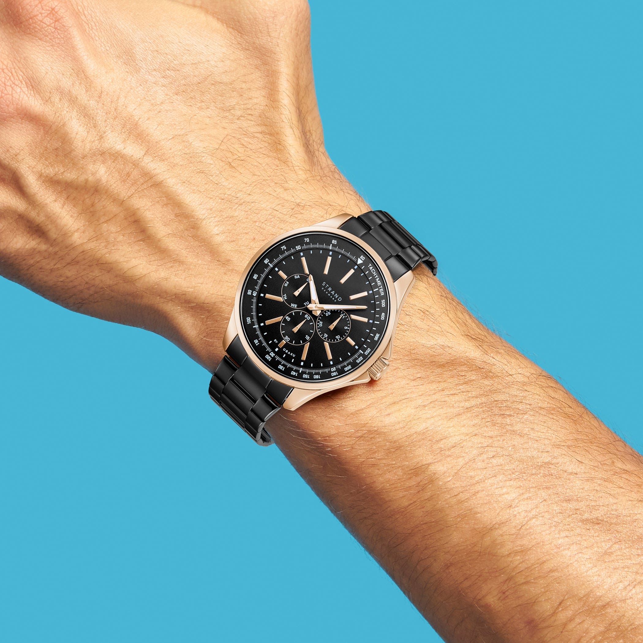 Strand By Obaku Irving Multifunction Men's Watch - S708GMVBSB