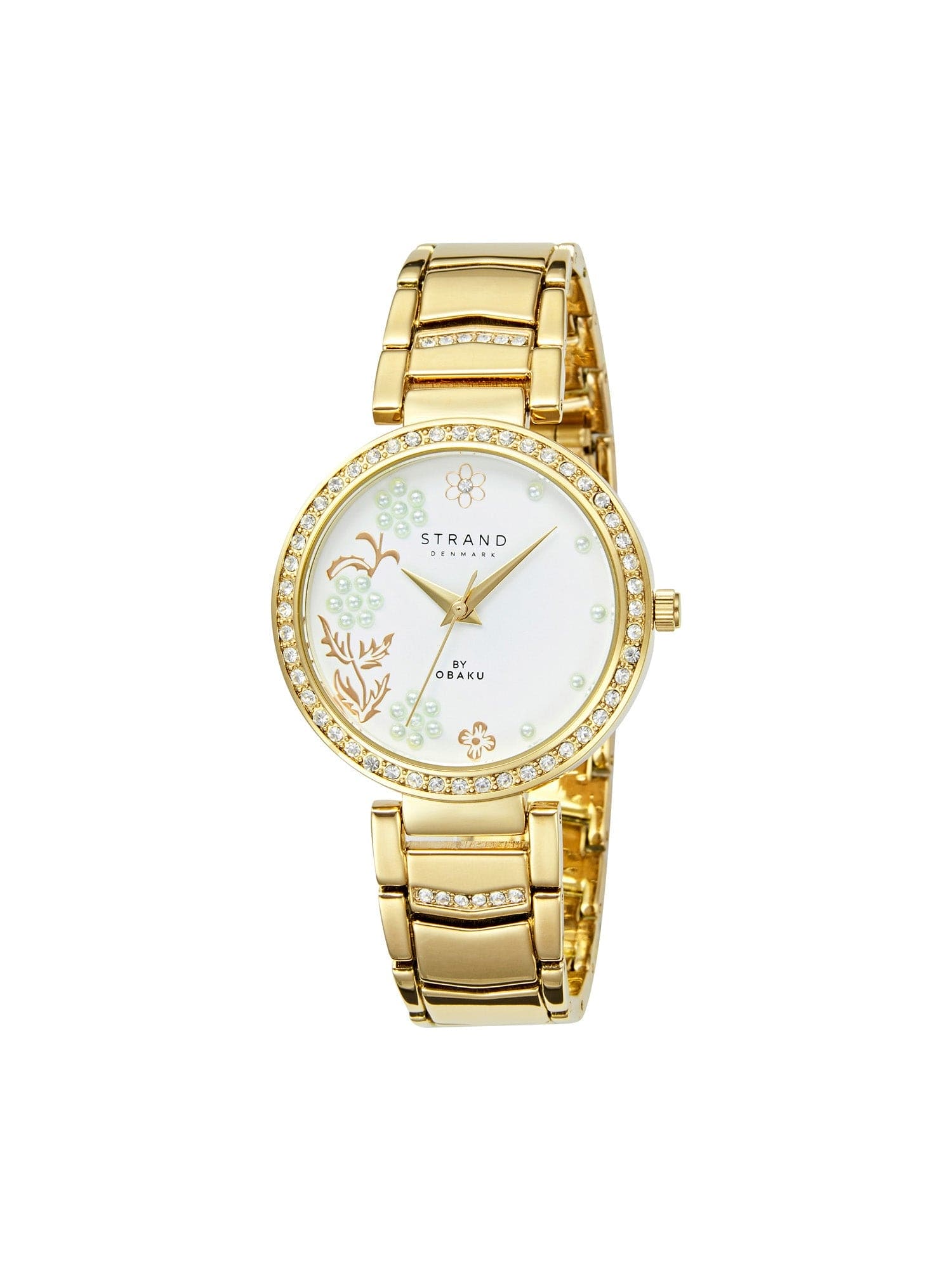 Strand By Obaku Pearl Cider Quartz Women's Watch - S713LHGWSG