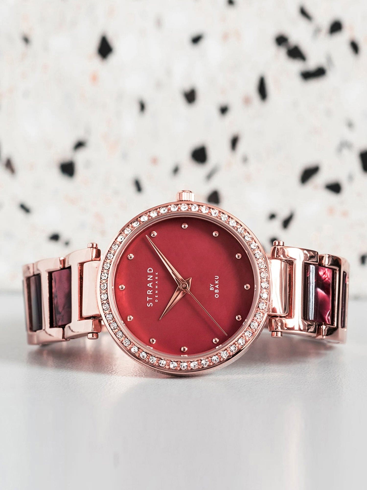 Strand By Obaku Belle Mare Quartz MOP Women's Watch - S713LXVDSD