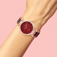 Strand By Obaku Belle Mare Quartz MOP Women's Watch - S713LXVDSD