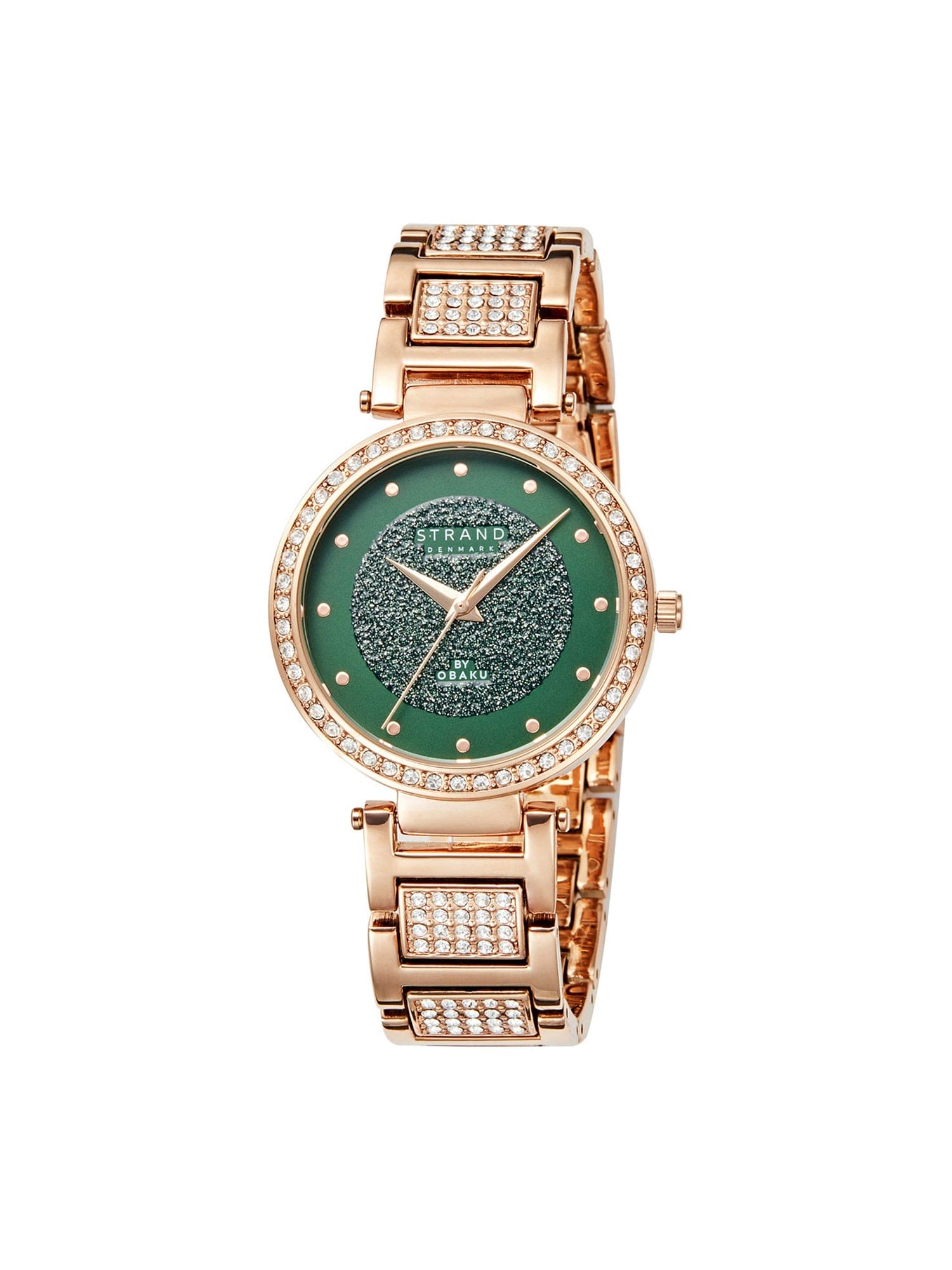 Strand By Obaku Brooke Mint Quartz Women's Watch - S713LXVESV-DB