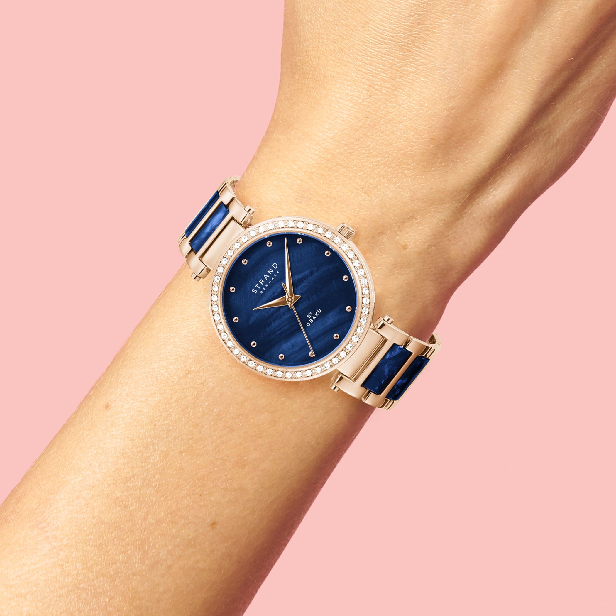 Strand By Obaku Belle Mare Quartz MOP Women's Watch - S713LXVLSL