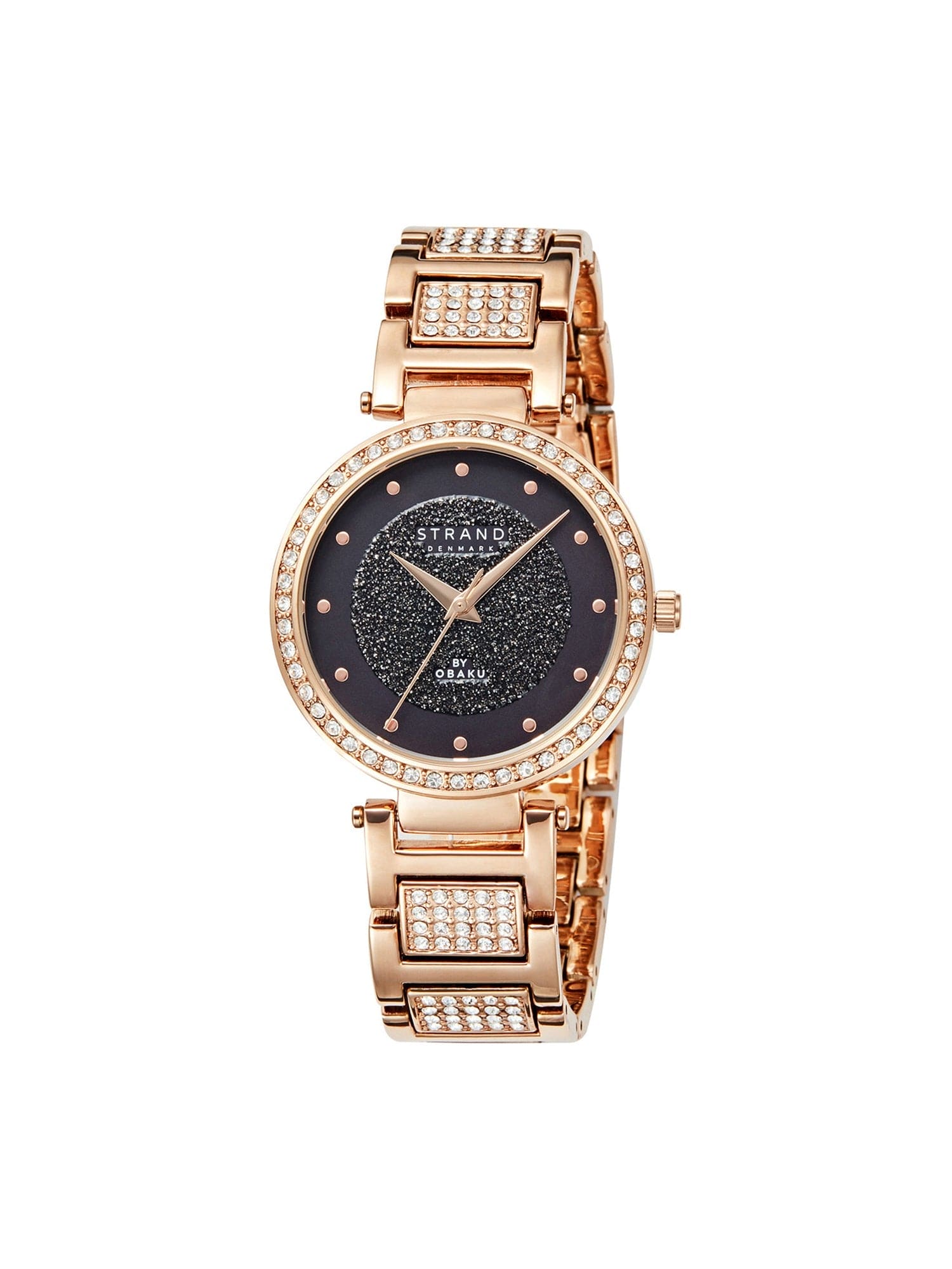 Strand By Obaku Brooke Coffee Quartz Women's Watch - S713LXVNSV-DB