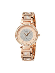 Strand By Obaku Brooke Rosette Quartz Women's Watch - S713LXVVSV-DB