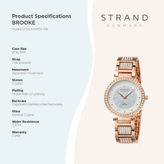 Strand By Obaku Brooke Fuschsia Quartz Women's Watch - S713LXVWSV-DB