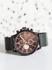 Strand By Obaku Monroe Multifunction Men's Watch - S714GMBBMB