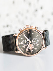 Strand By Obaku Monroe Multifunction Men's Watch - S714GMVBMB