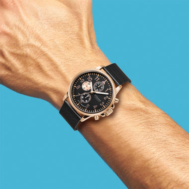 Strand By Obaku Monroe Multifunction Men's Watch - S714GMVBMB