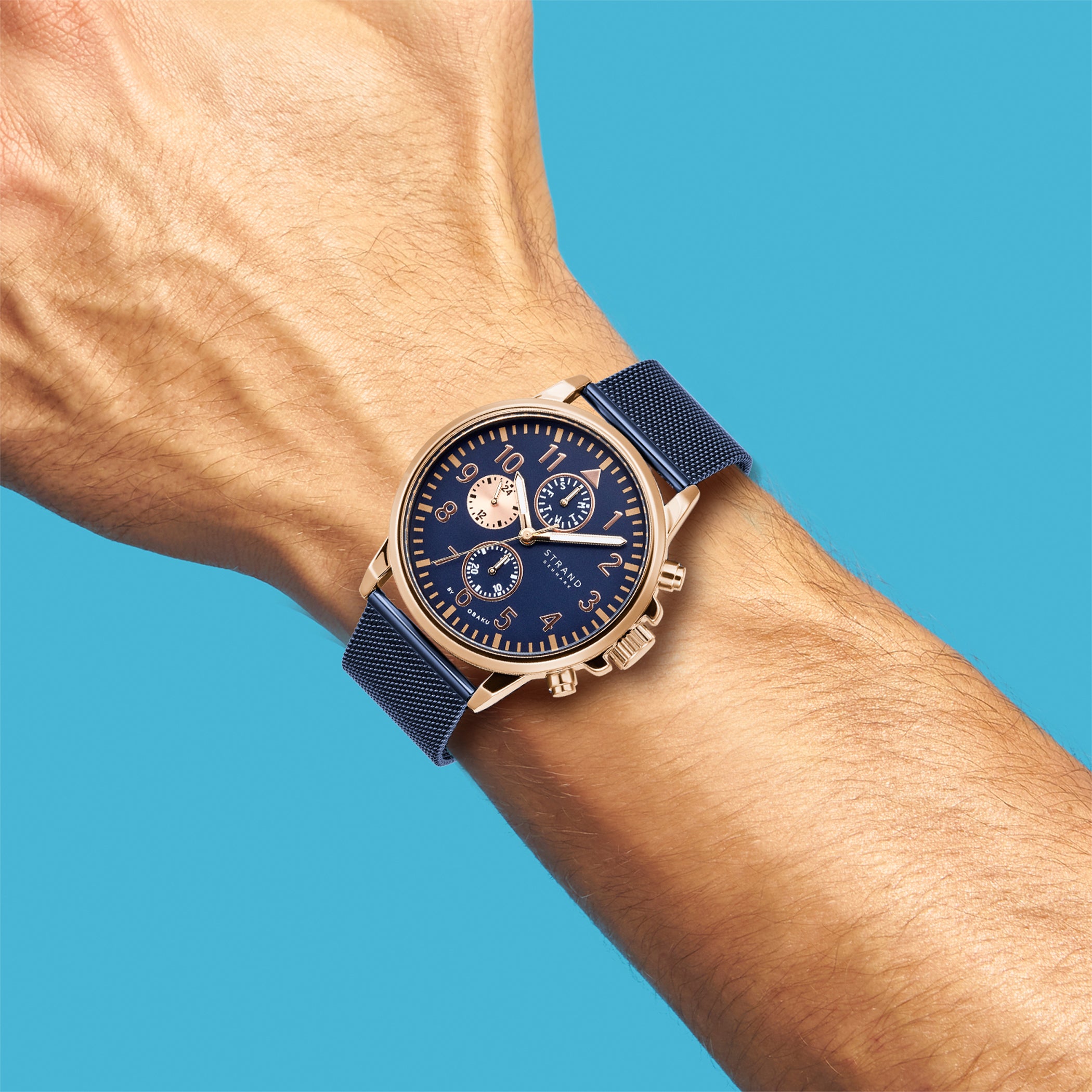 Strand By Obaku Monroe Multifunction Men's Watch - S714GMVLML