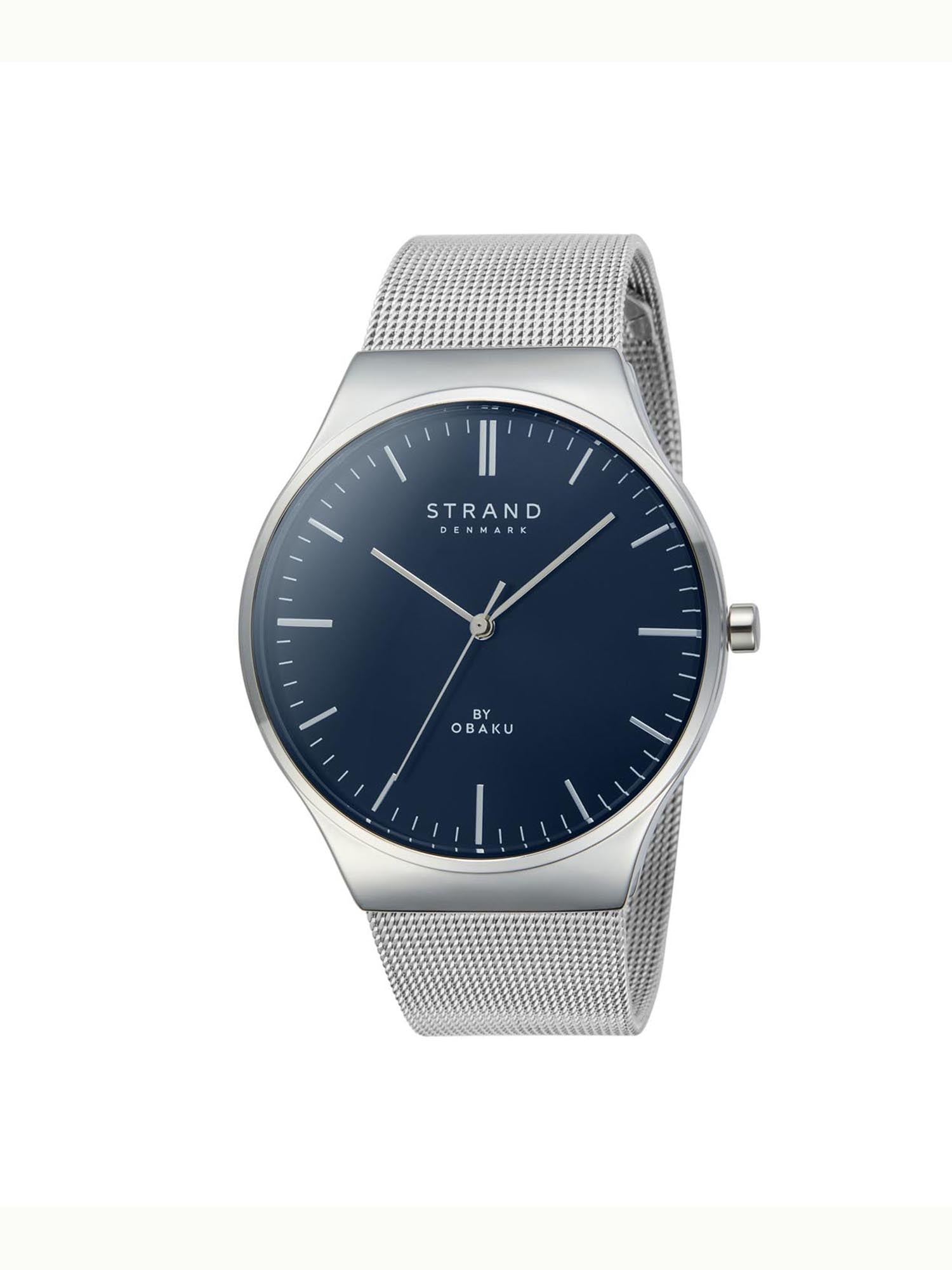 Strand By Obaku Mason Cyan Quartz Men's Watch - S717GXCLMC