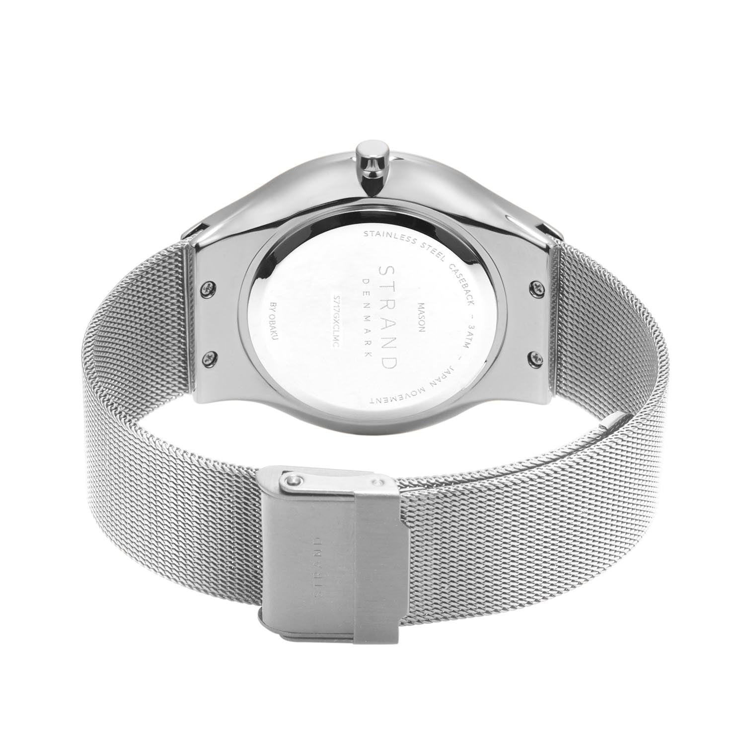 Strand By Obaku Mason Cyan Quartz Men's Watch - S717GXCLMC