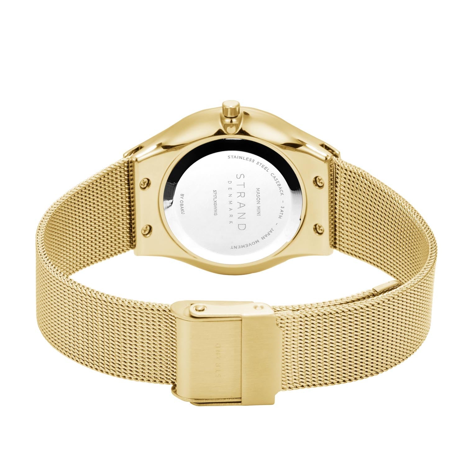 Strand By Obaku Mason Lille Gold Quartz Women's Watch - S717LXGWMG