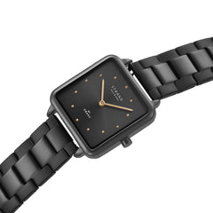 Strand By Obaku Rim Dark Quartz Women's Watch - S718LXBBSB