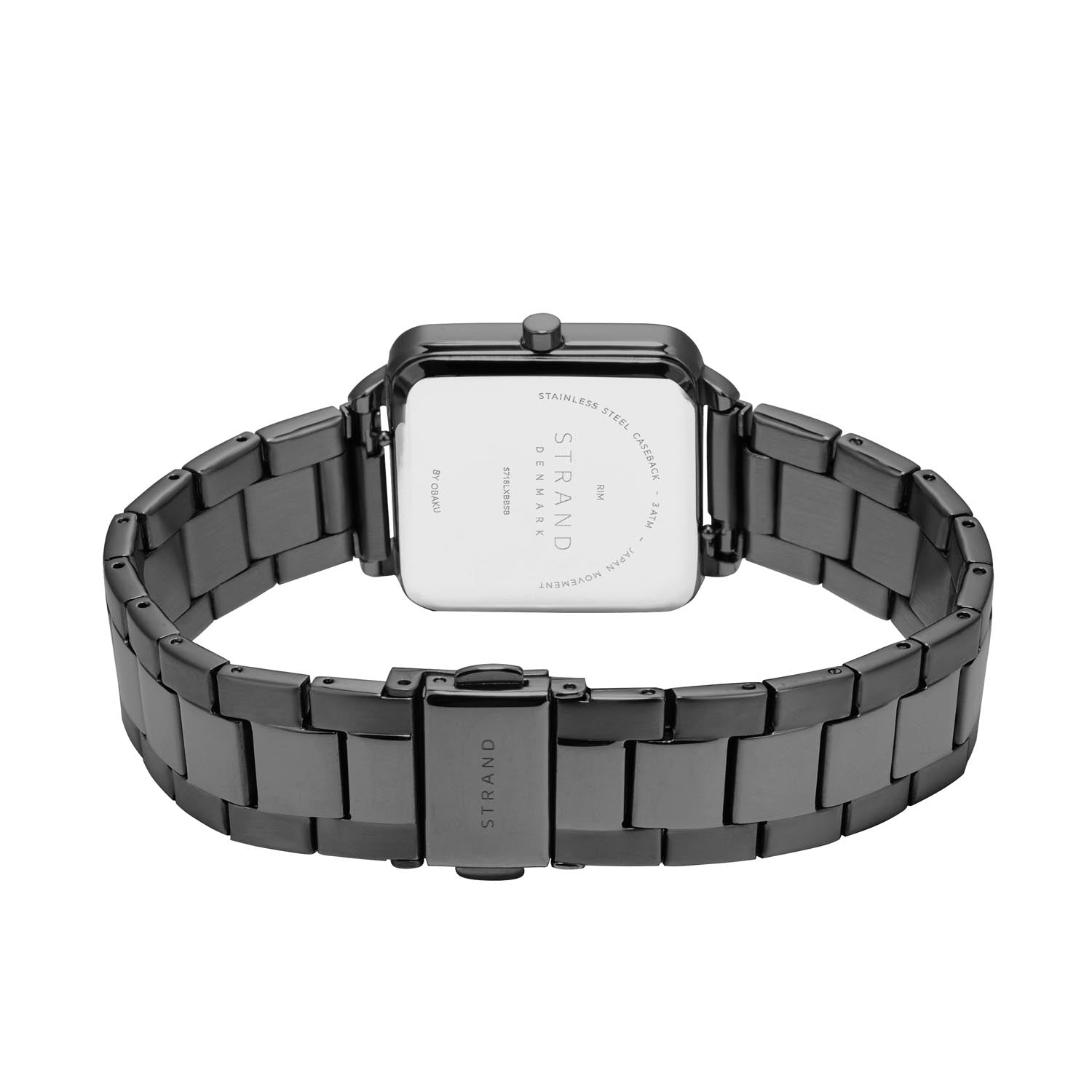 Strand By Obaku Rim Dark Quartz Women's Watch - S718LXBBSB