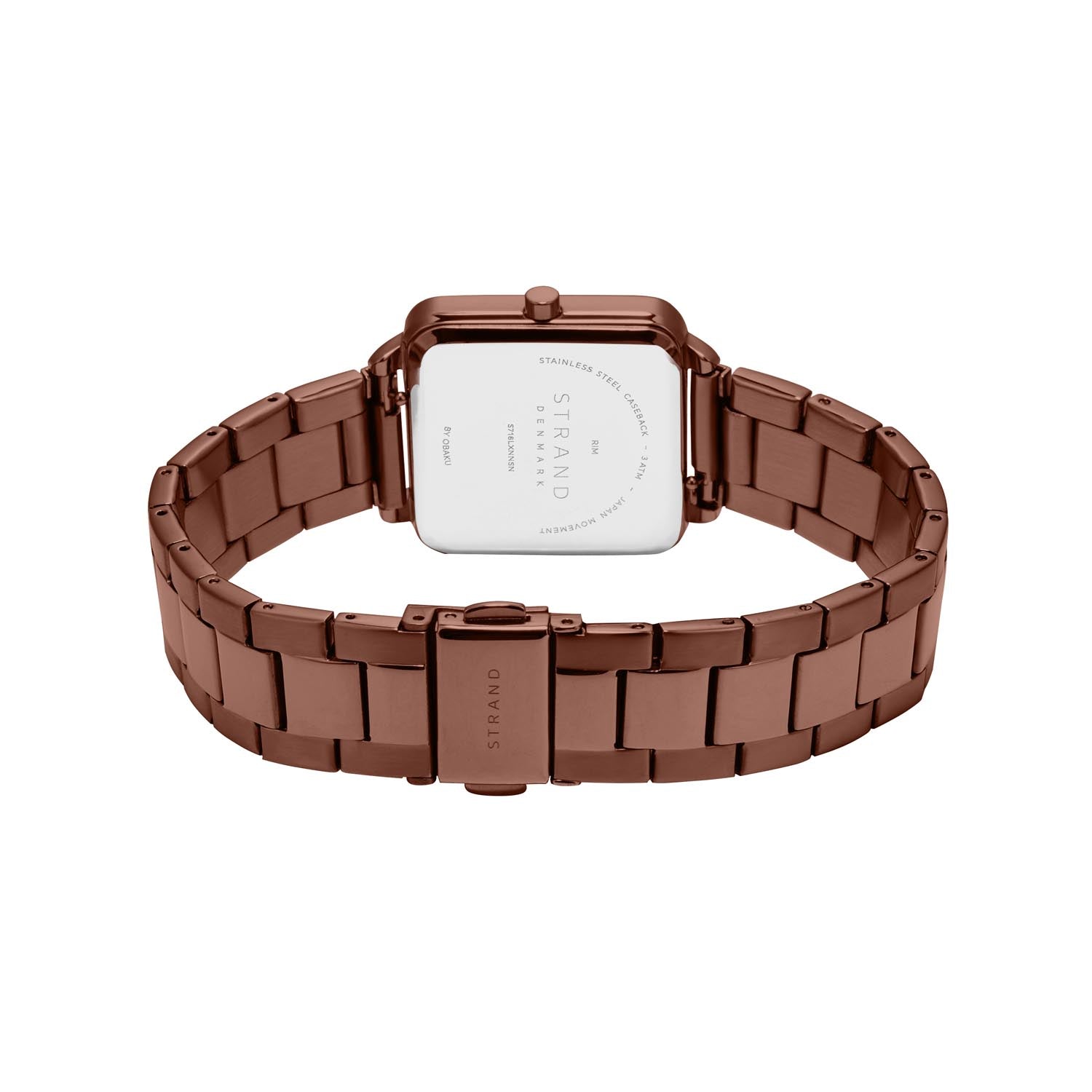 Strand By Obaku Rim Brown Quartz Women's Watch - S718LXNNSN
