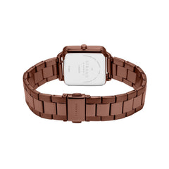 Strand By Obaku Rim Brown Quartz Women's Watch - S718LXNNSN