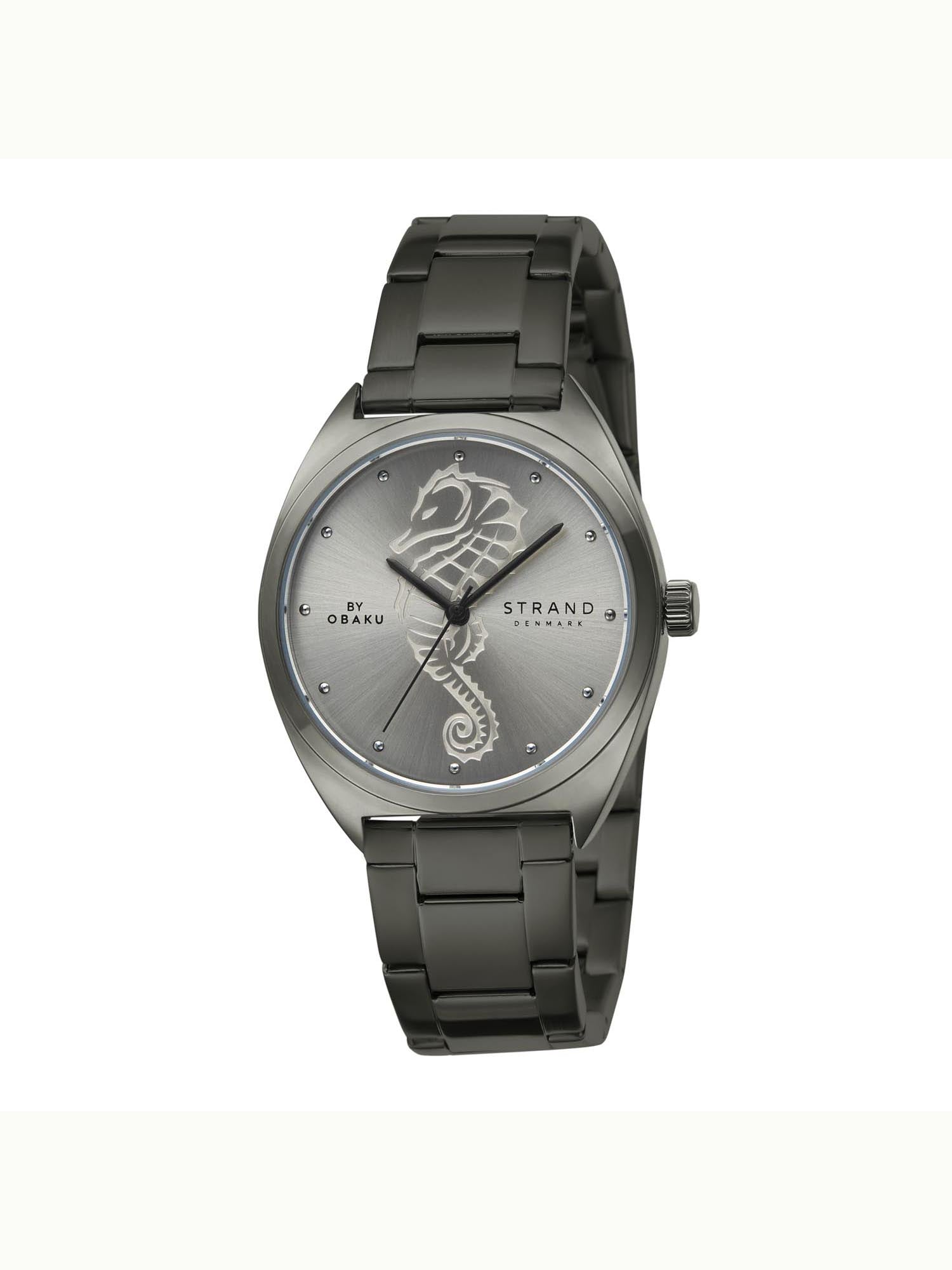 Strand By Obaku Seahorse Graphite Quartz Women's Watch - S719LXJJSJ-DSH