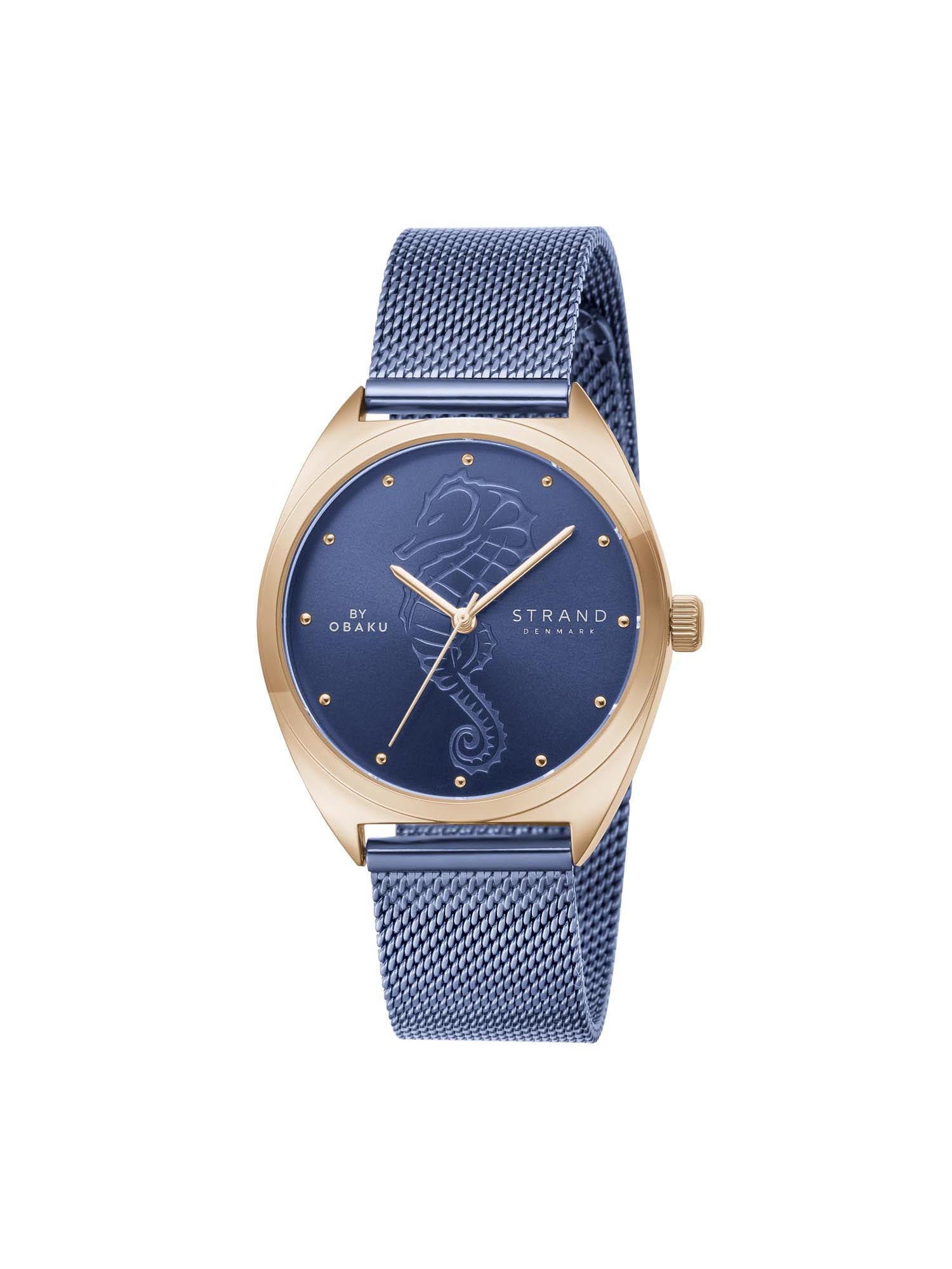 Strand By Obaku Seahorse Ocean Quartz Women's Watch - S719LXVLML-DSH
