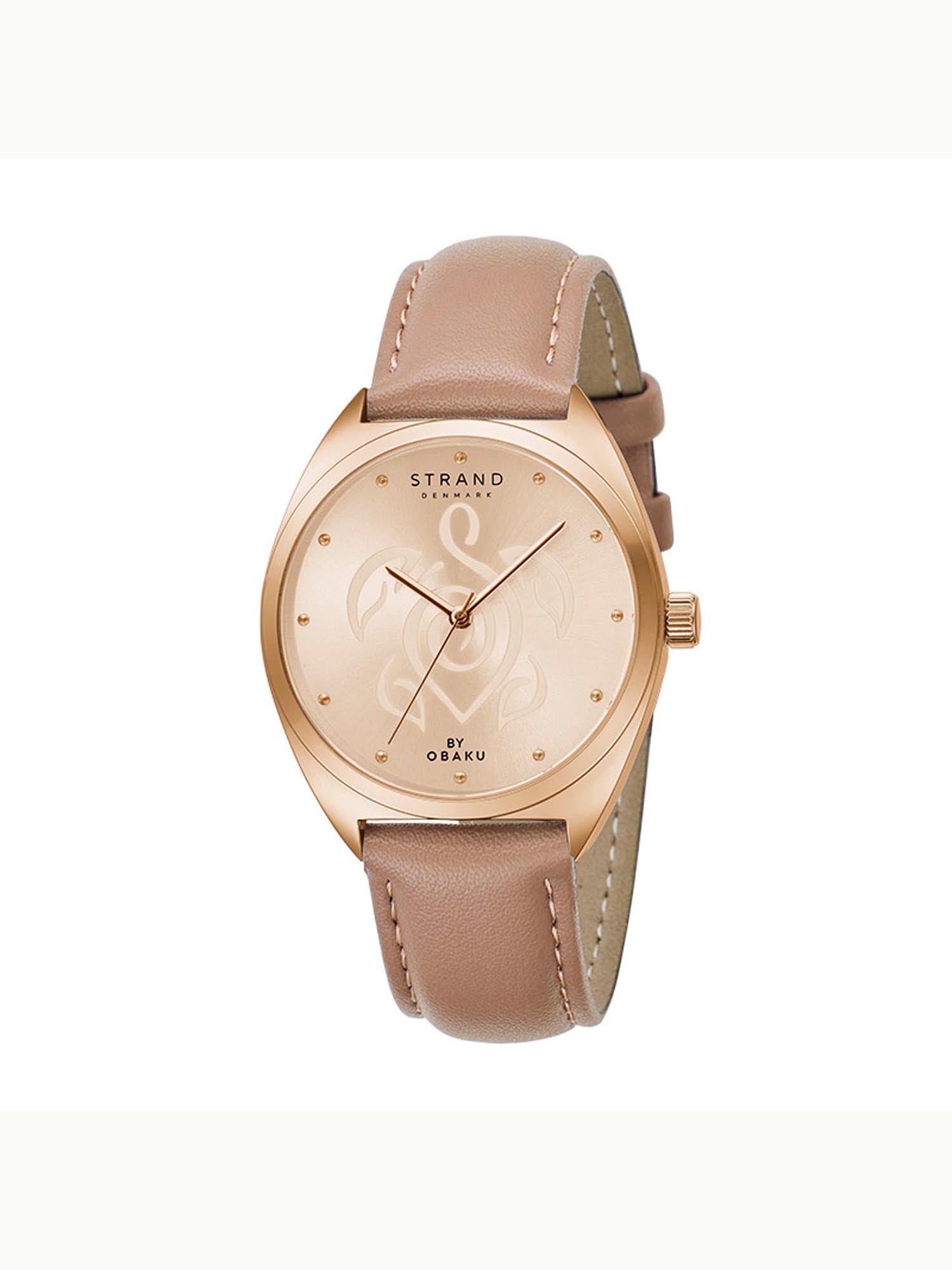 Strand By Obaku Turtle Nude Quartz Women's Watch - S719LXVVRX-DT