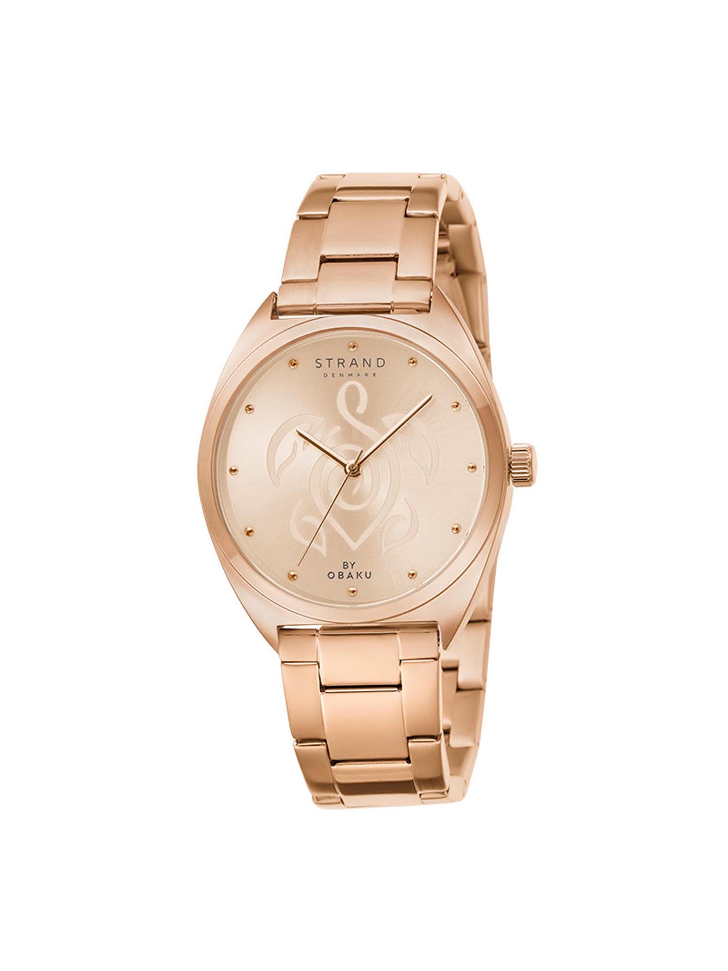Strand By Obaku Turtle Rosette Quartz Women's Watch - S719LXVVSV-DT