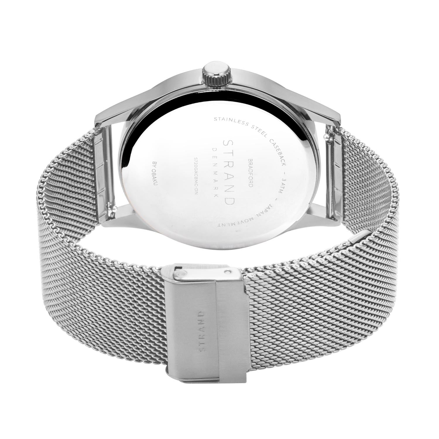 Strand By Obaku Bradford Onyx Quartz Men's Watch - S720GXCBMC