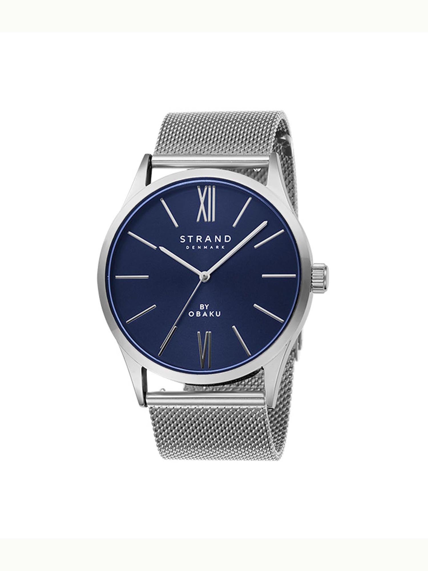 Strand By Obaku Bradford Cyan Quartz Men's Watch - S720GXCLMC