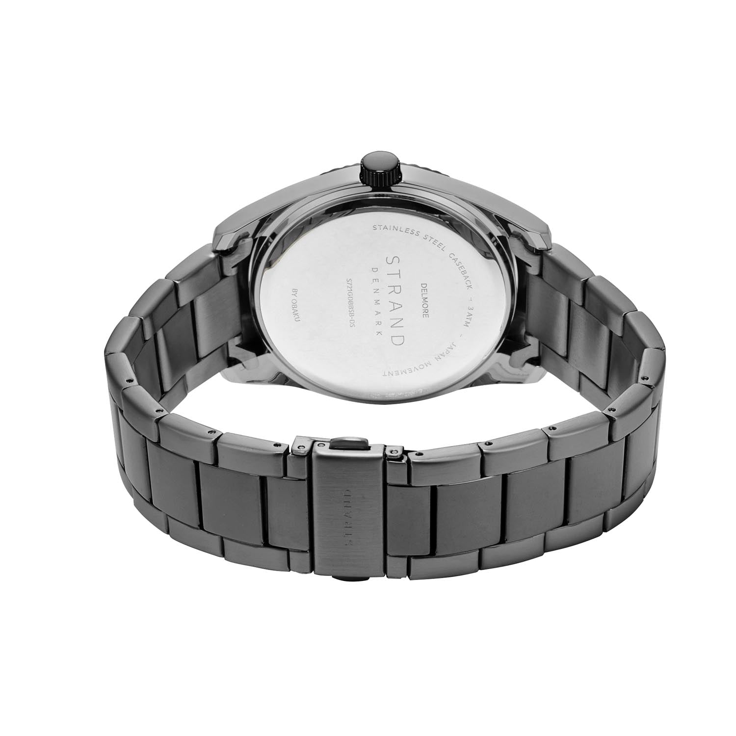 Strand By Obaku Wellington Dark Quartz Men's Watch - S721GDBBSB-DS
