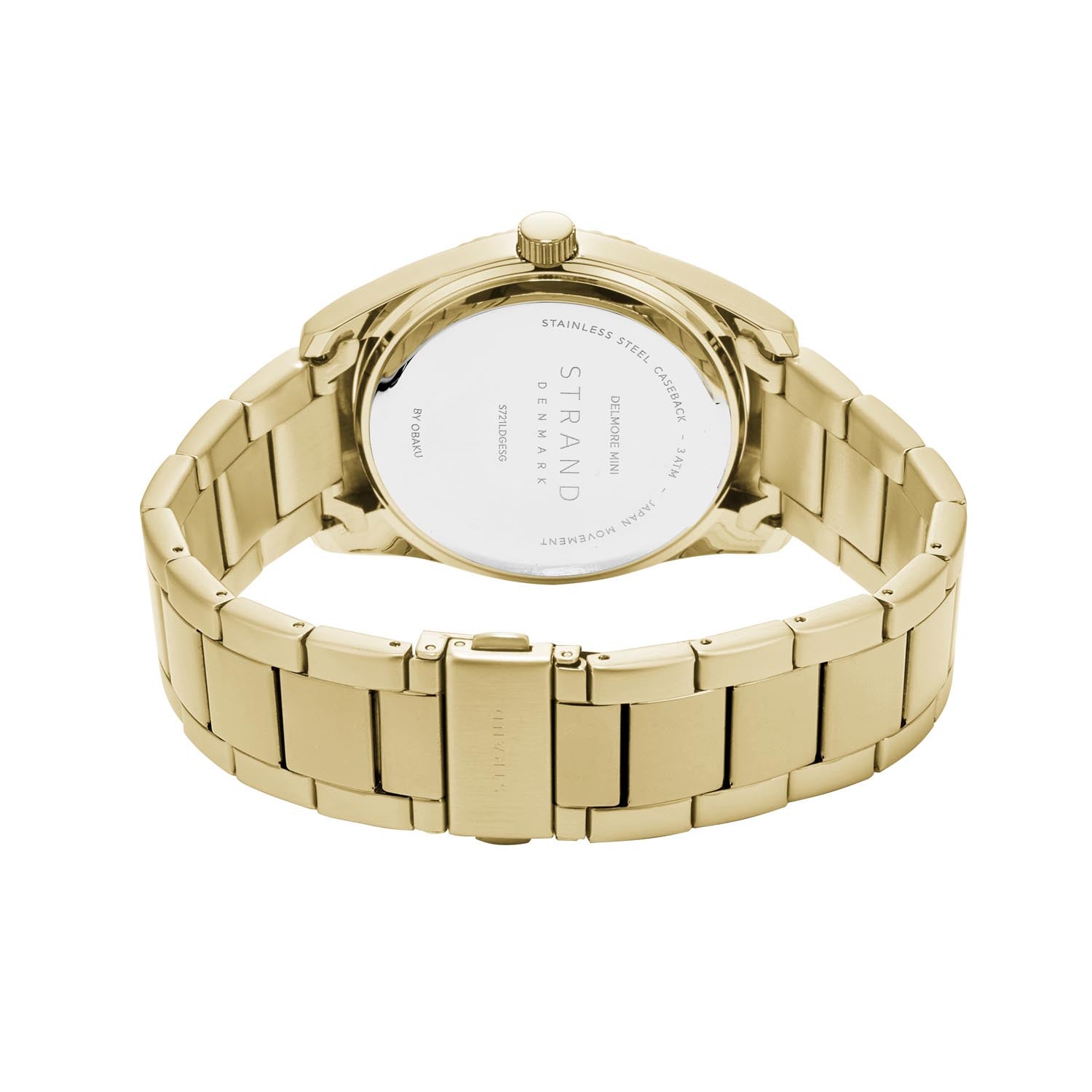 Strand By Obaku Delmore Sugar Quartz Men's Watch - S721GDGESG