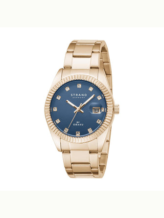 Strand By Obaku Delmore Mini Lapis Quartz Women's Watch - S721LDVLSV