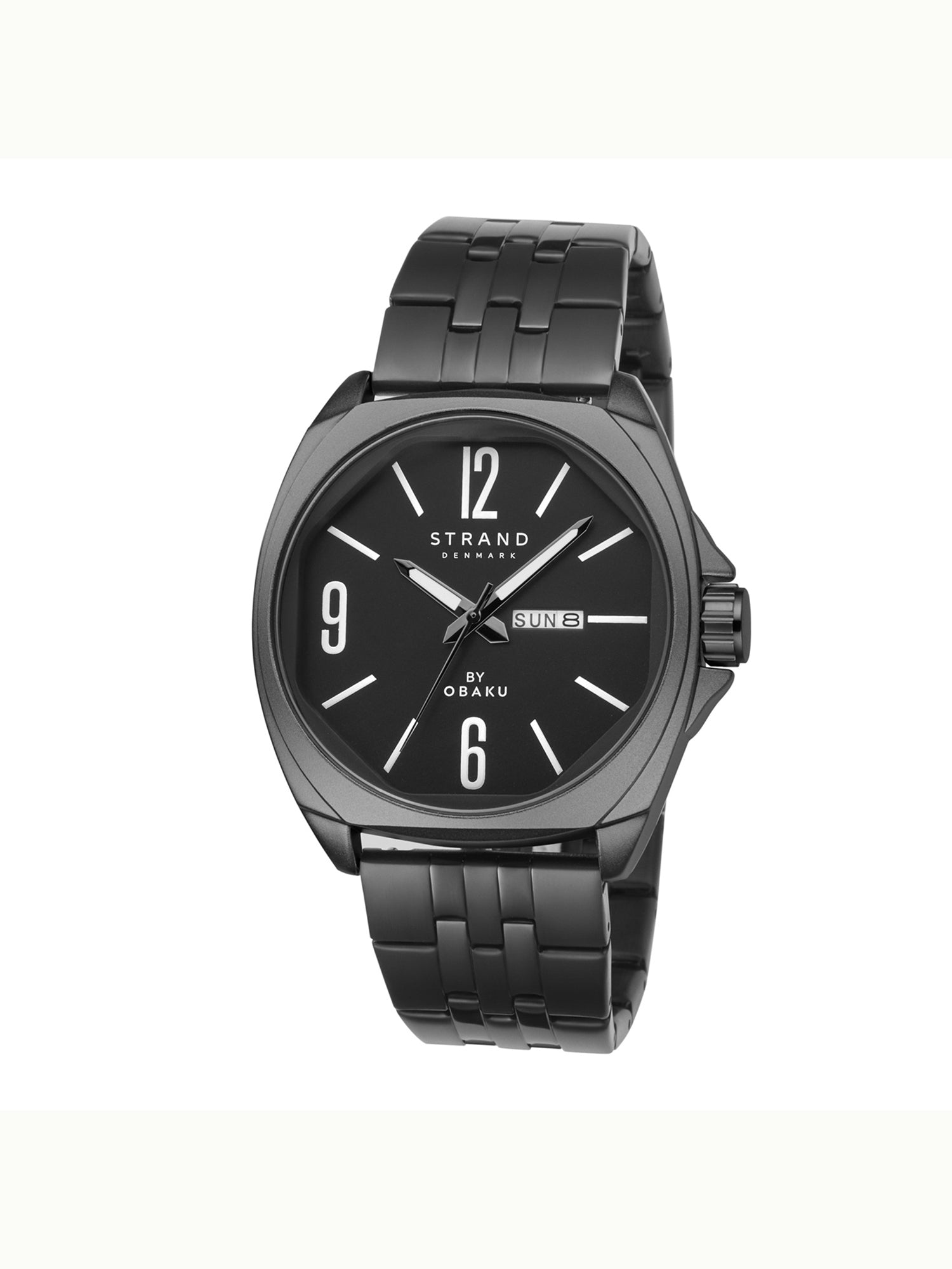 Strand By Obaku Douglas Dark Quartz Men's Watch - S722GDBBSB