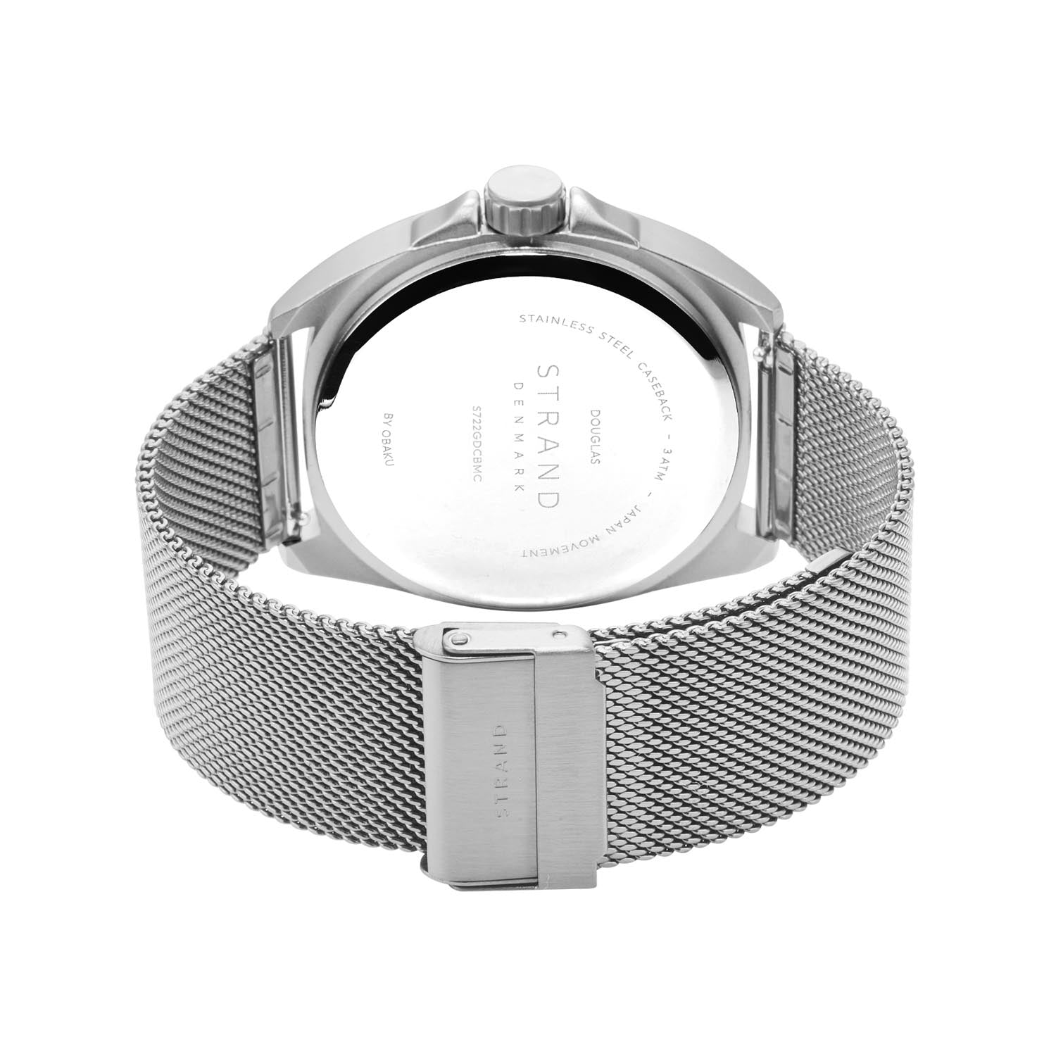 Strand By Obaku Douglas Onyx Quartz Men's Watch - S722GDCBMC