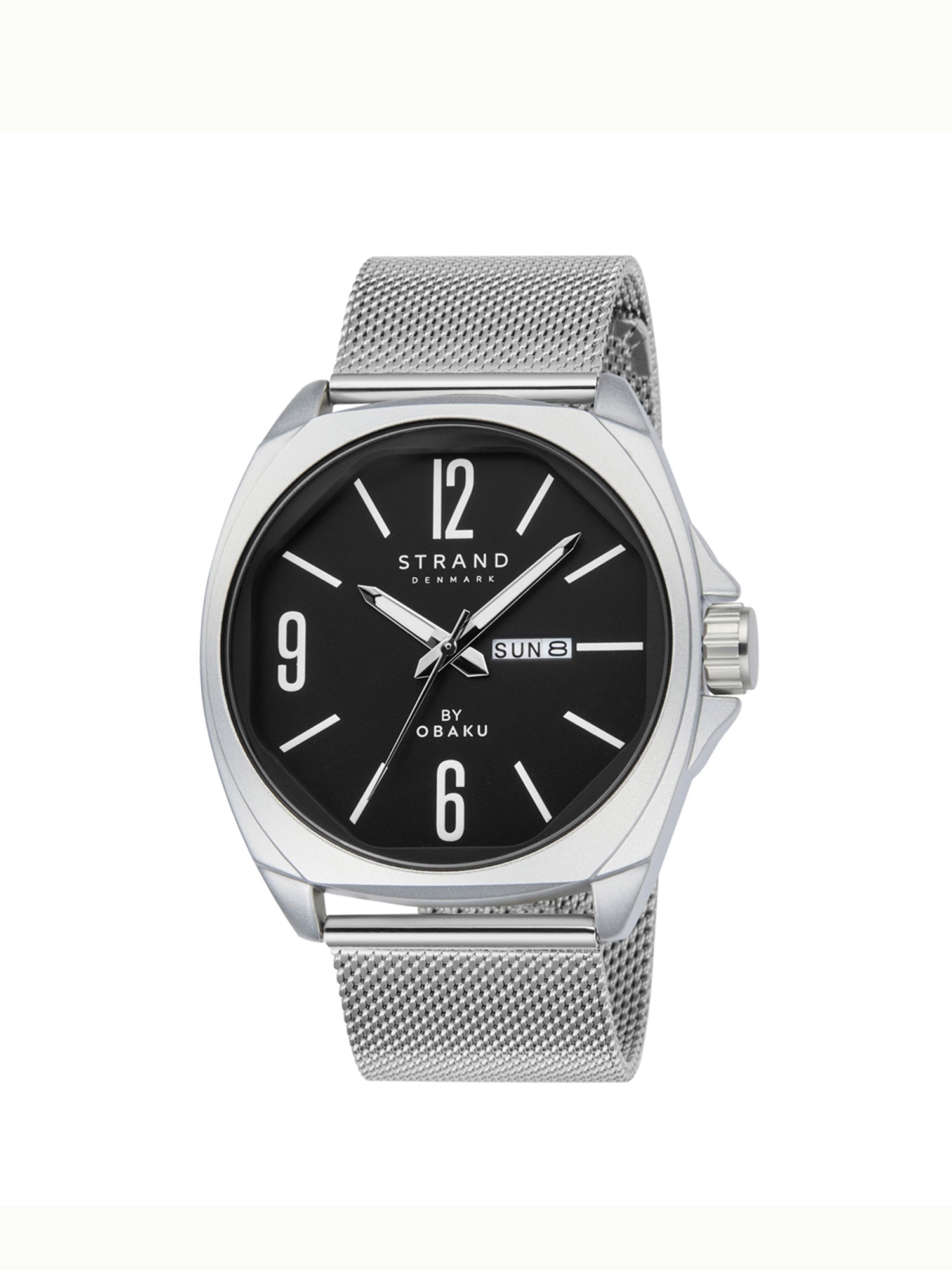 Strand By Obaku Douglas Onyx Quartz Men's Watch - S722GDCBMC