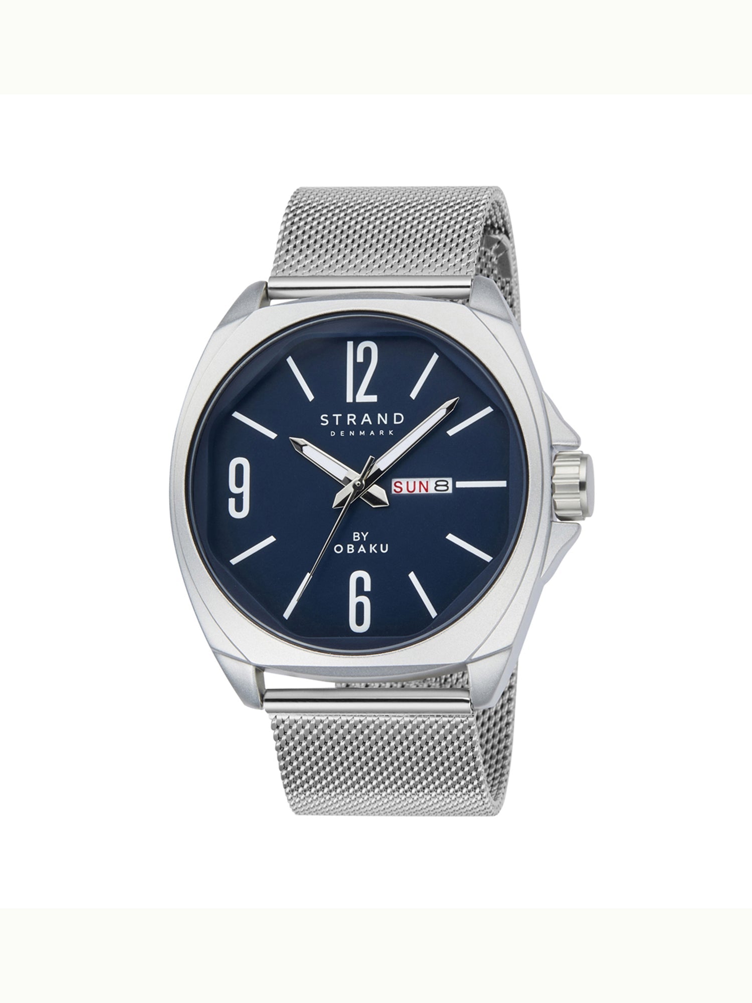 Strand By Obaku Douglas Cyan Quartz Men's Watch - S722GDCLMC