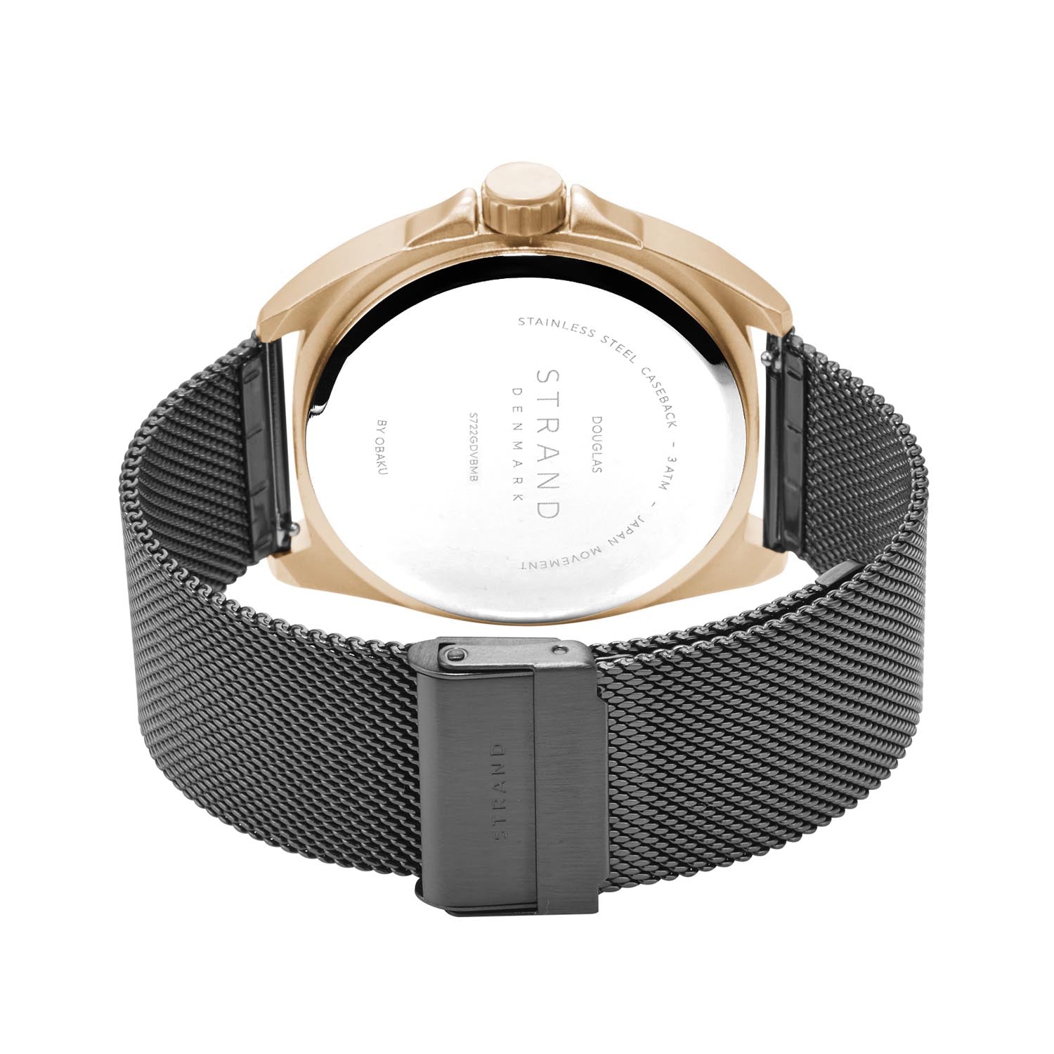 Strand By Obaku Douglas Night Quartz Men's Watch - S722GDVBMB