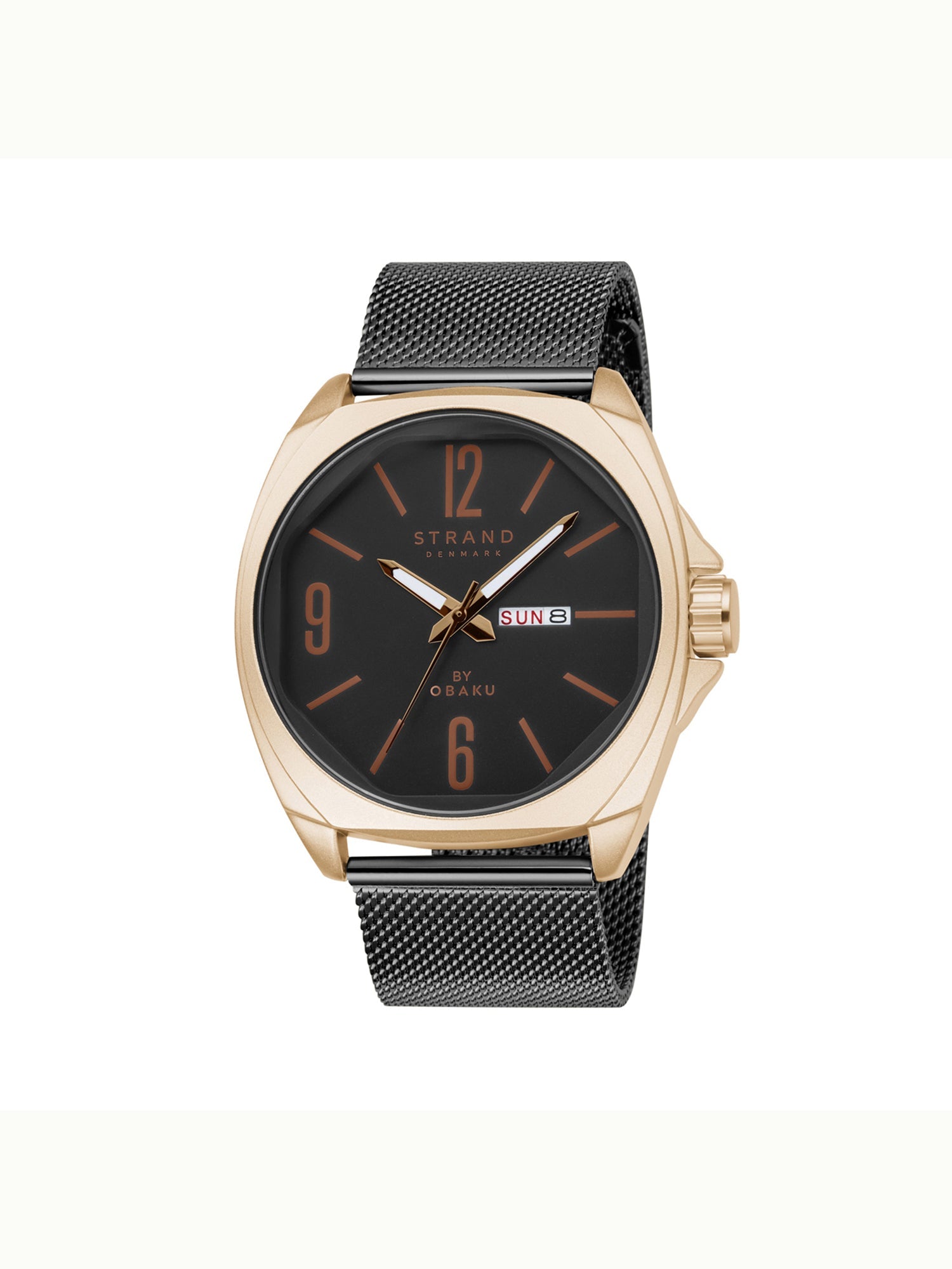 Strand By Obaku Douglas Night Quartz Men's Watch - S722GDVBMB