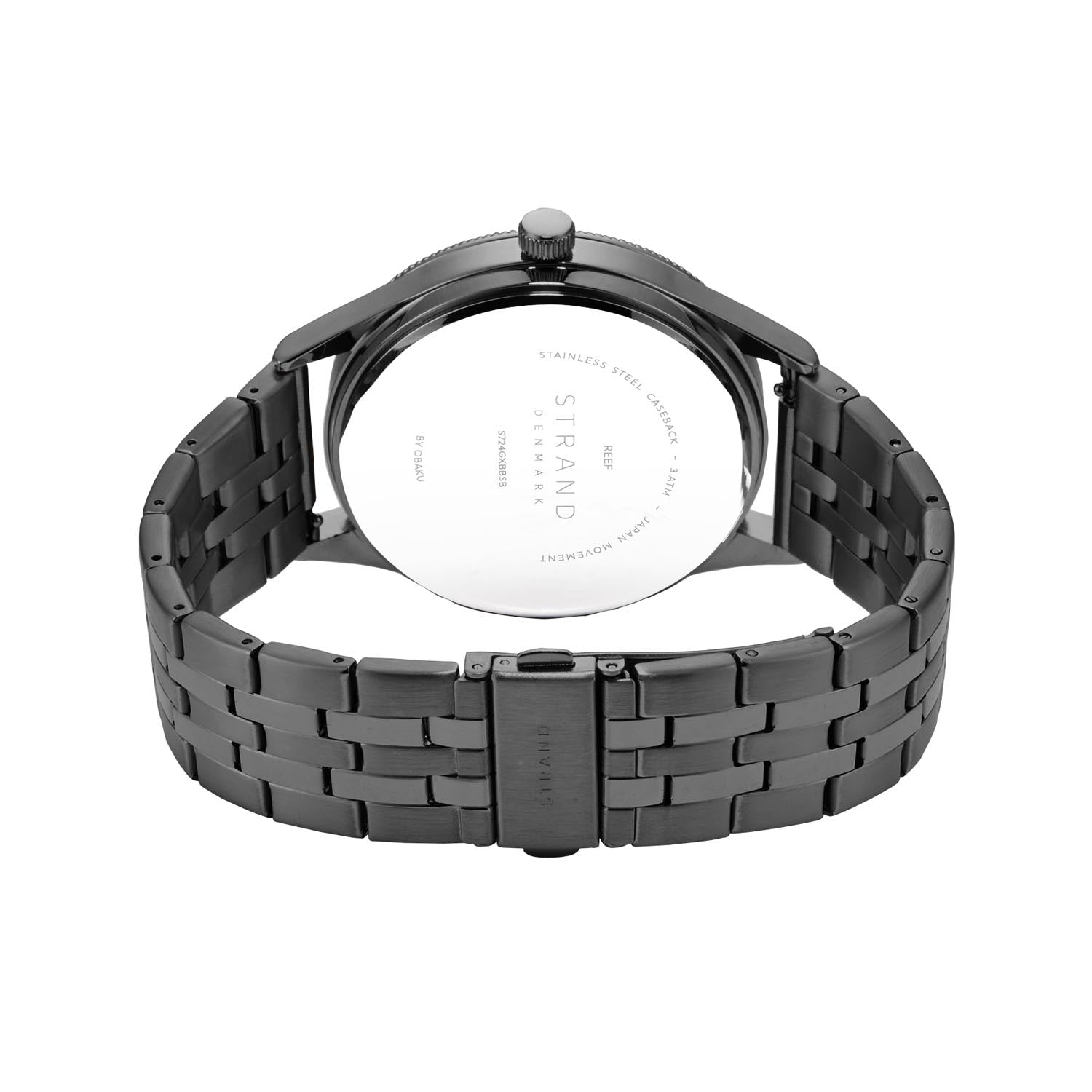 Strand By Obaku Reef Dark Quartz Men's Watch - S724GXBBSB