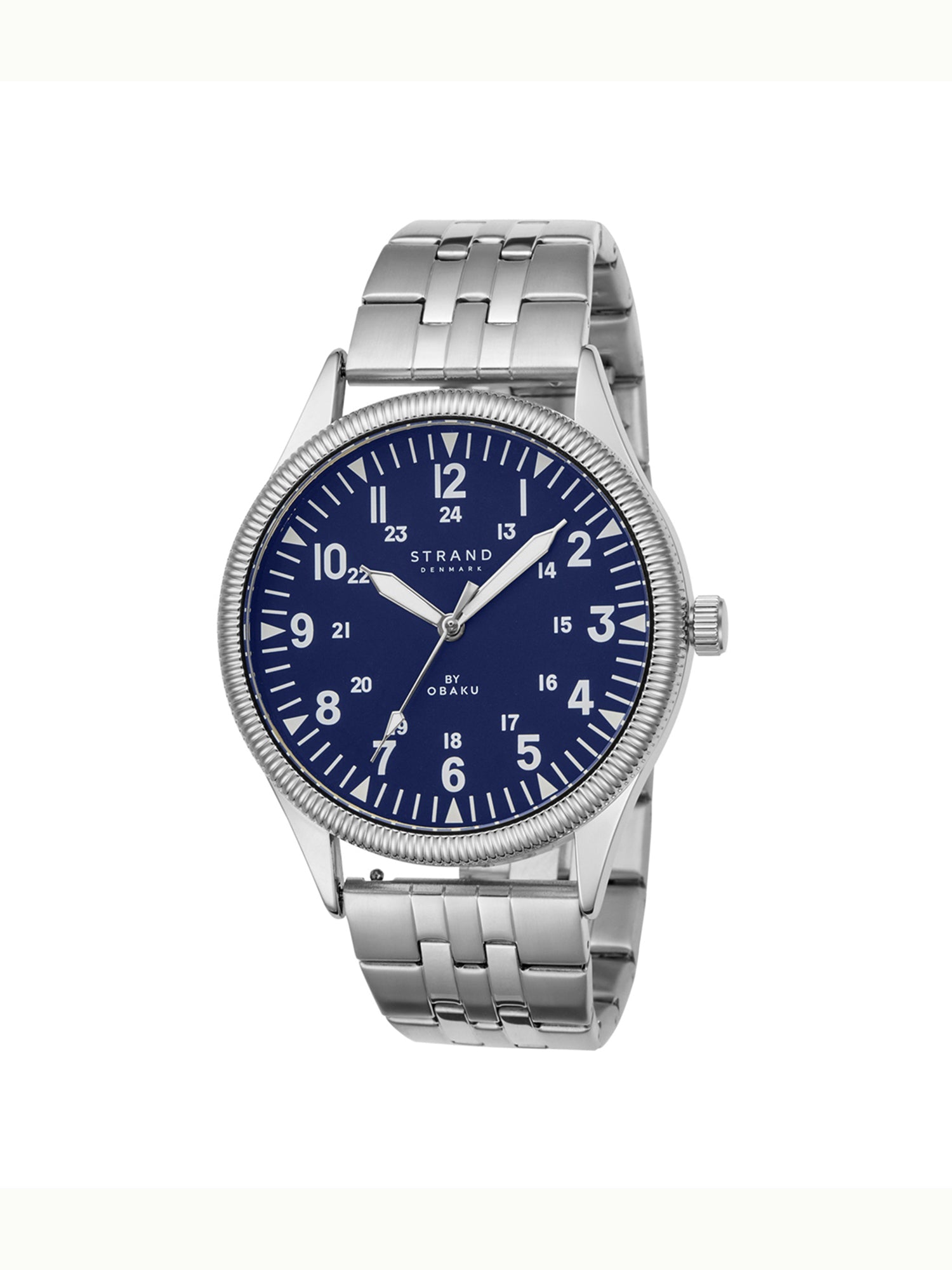 Strand By Obaku Reef Denim Quartz Men's Watch - S724GXCLSC