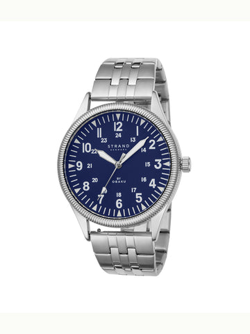Strand By Obaku Reef Denim Quartz Men's Watch - S724GXCLSC
