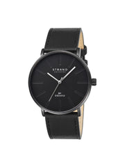 Strand By Obaku Locklyn Ebony Quartz Men's Watch - S725GXBBRB