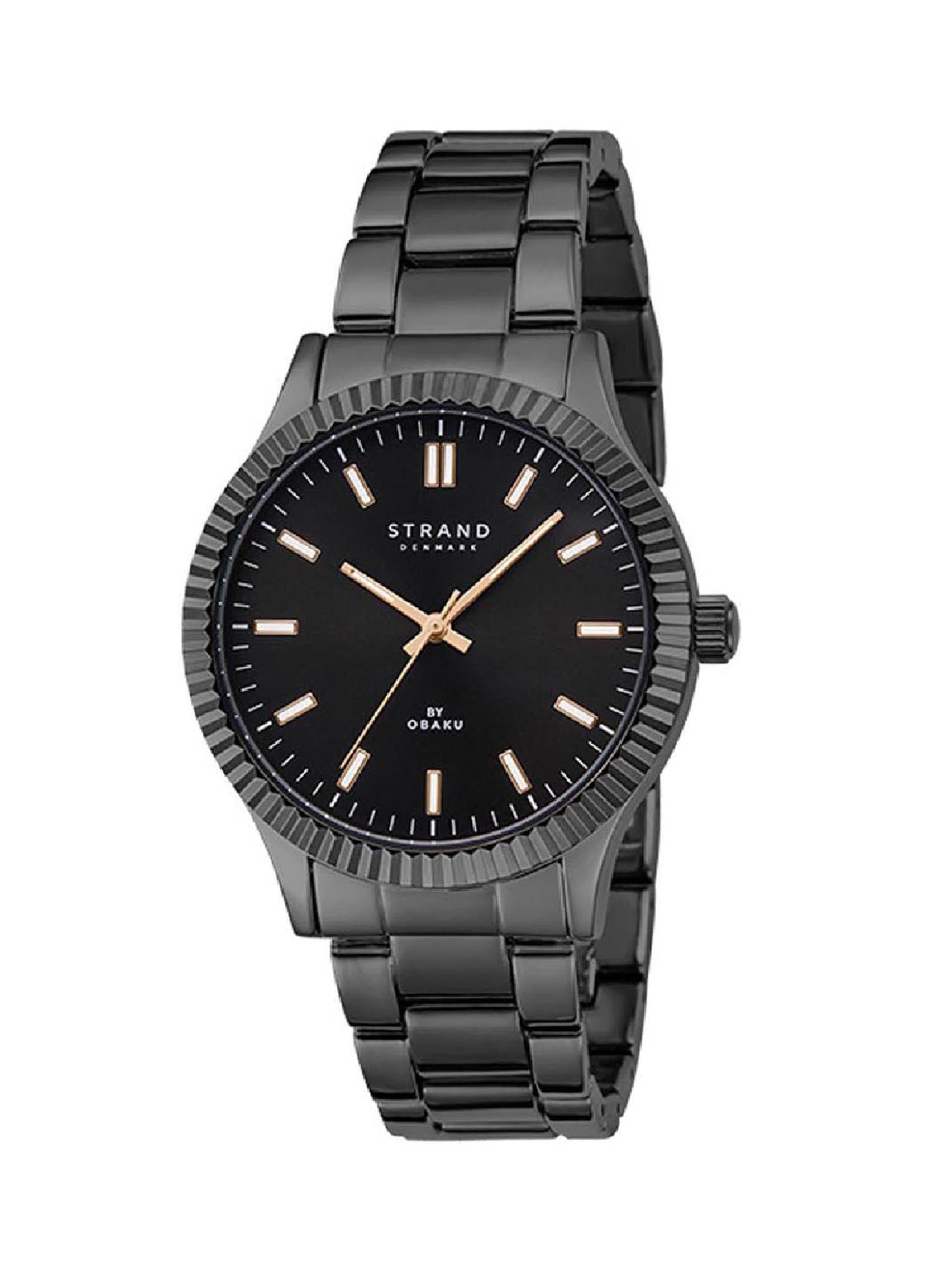 Strand By Obaku Kensington Mini Dark Quartz Women's Watch - S726LXBBSB-DS
