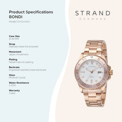 Strand By Obaku Bondi Fuschsia Quartz Men's Watch - S727GDVWSV